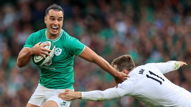 Ireland 29-10 England: Billy Vunipola sent off as Irish score five tries