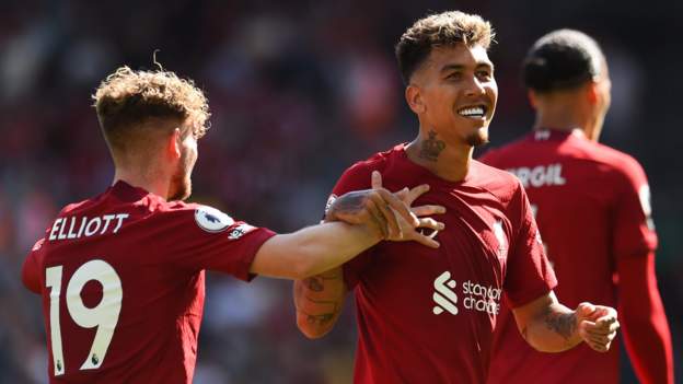 Liverpool 9-0 Bournemouth: Diaz, Elliott, Alexander-Arnold, Firmino, Van Dijk al..