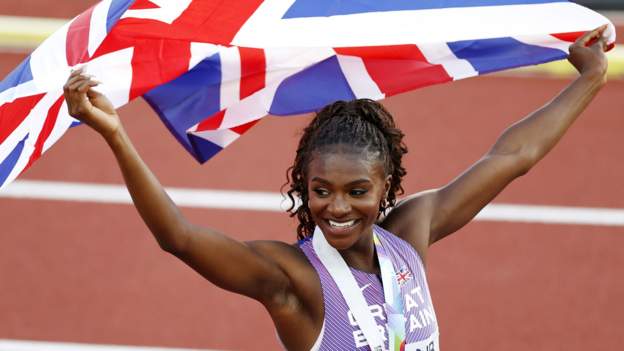 World Athletics Championships: Shericka Jackson wins 200m gold with Dina Asher-S..