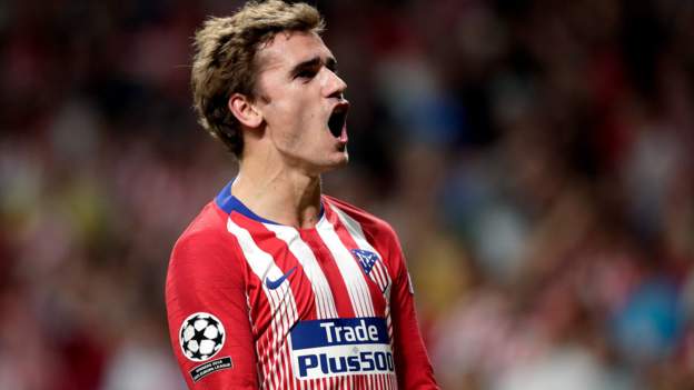 Atlético Madrid 3-1 Club Bruges: Antoine Griezmann scores twice for ...