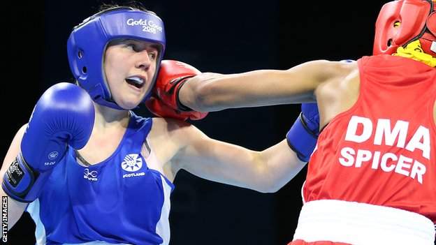 Vicky Glover fought for Scotland at the 2018 Commonwealth Games