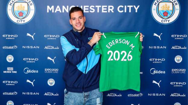 Manchester City: Ederson signs new five-year contract
