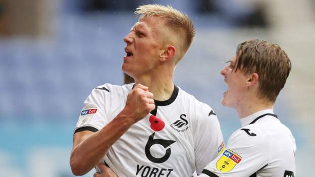 Swansea City 1-0 Millwall: George Byers scores Welsh side's winner - BBC  Sport