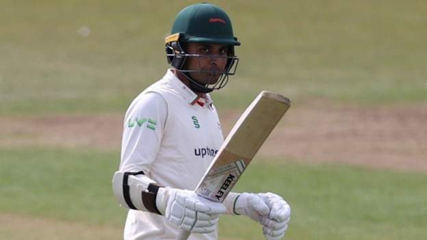 County Championship: Hassan Azad century earns Leicestershire draw with ...