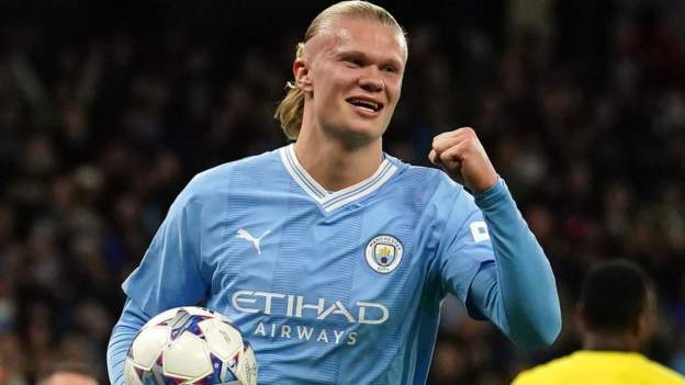 Manchester City 3-0 Young Boys: Erling Haaland scores twice as City reach Champions League knockouts