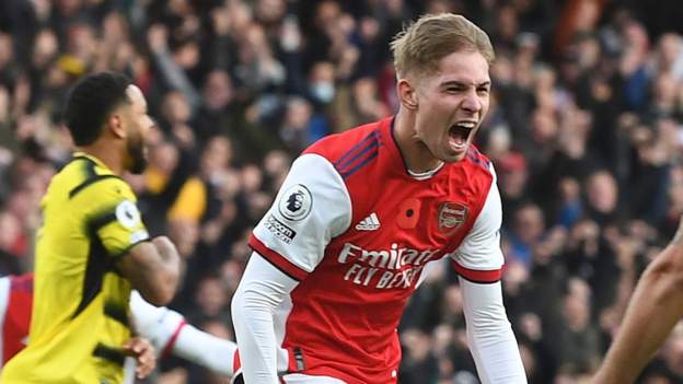 Arsenal 1-0 Watford: Emile Smith Rowe scores in third consecutive Premier League..