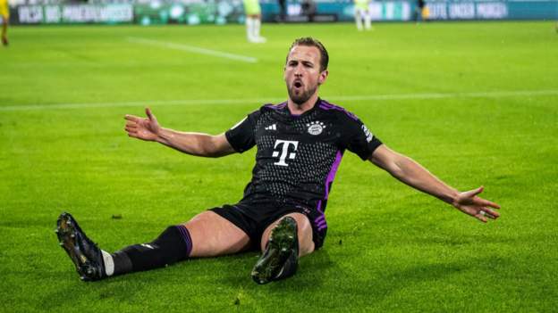 VfL Wolfsburg 1-2 Bayern Munich: Harry Kane scores to continue record-breaking run