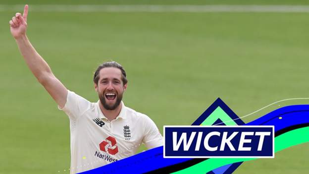 England v Pakistan: Chris Woakes removes Mohammad Rizwan