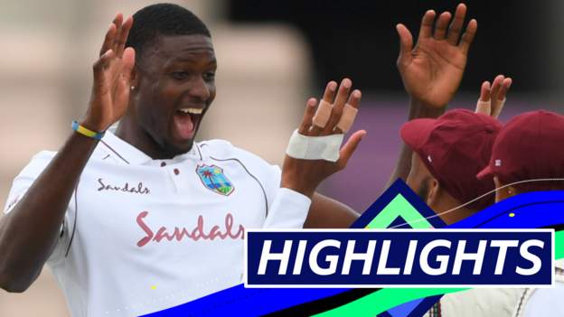 England v West Indies highlights: Windies take control as Jason Holder takes 6-42