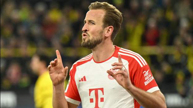 Borussia Dortmund 0-4 Bayern Munich: Harry Kane hits third Bundesliga hat-trick