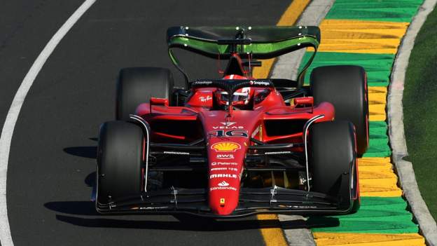 Australian Grand Prix: Charles Leclerc beats Max Verstappen in practice as Merce..