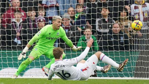 Aston Villa 1-0 Crystal Palace: Joachim Andersen own goal leaves visitors winless in 2023