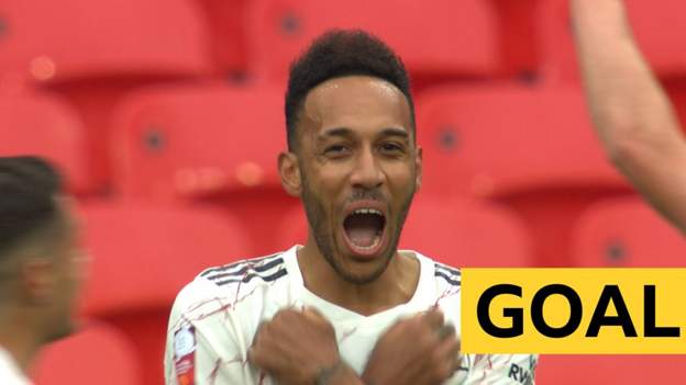 FA Community Shield: Pierre-Emerick Aubameyang gives Arsenal lead against Liverpool with brilliant goal thumbnail