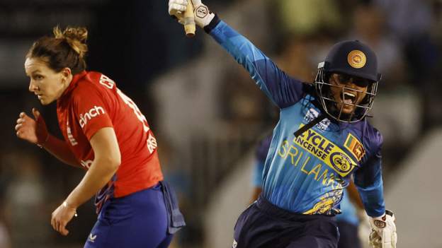 England v Sri Lanka: Tourists claim historic T20 series victory