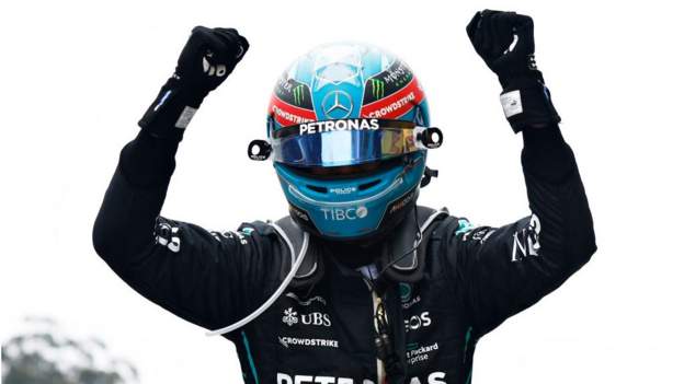 Sao Paulo Grand Prix: George Russell beats Lewis Hamilton to first full Formula ..