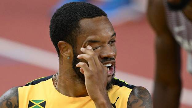 World Athletics Championships 2023: Jamaica's Andrew Hudson runs with glass in his eye after buggy crash