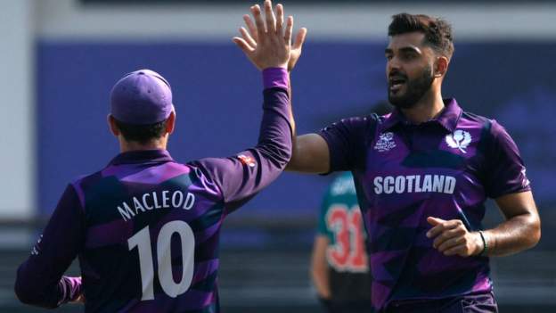 League 2 World Cup: Chris Greaves and Safyaan Sharif win Scotland over Namibia