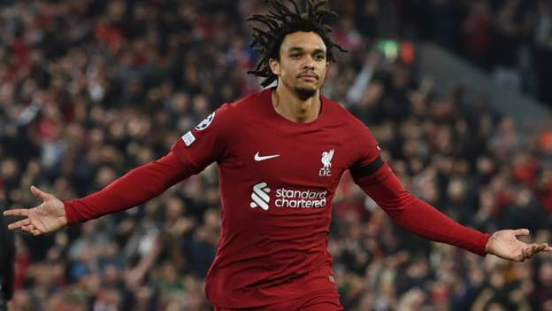 Liverpool 2-0 Rangers: Trent Alexander-Arnold and Mohamed Salah on target for hosts in Champions League
