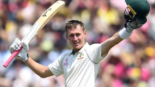 Australia v New Zealand: Marnus Labuschagne makes 215 for hosts - BBC Sport