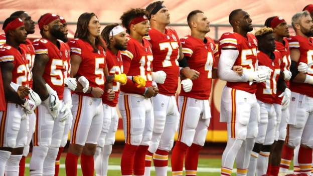 Fans boo 'moment of unity' at NFL opener