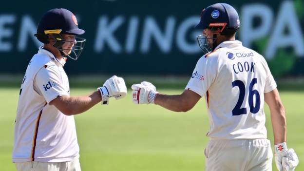 County Championship: Cook and Westley steer Essex into lead over Notts