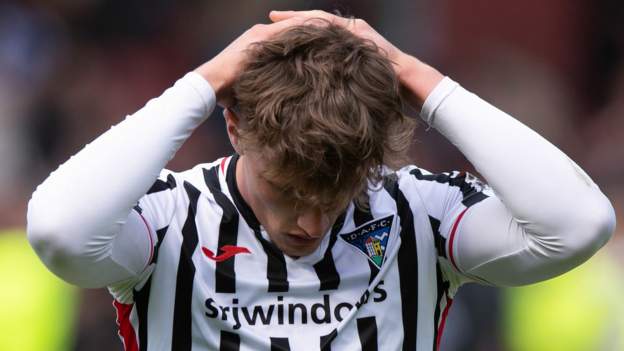 SPFL play-offs: Dunfermline relegated to League 1 after late play-off ...