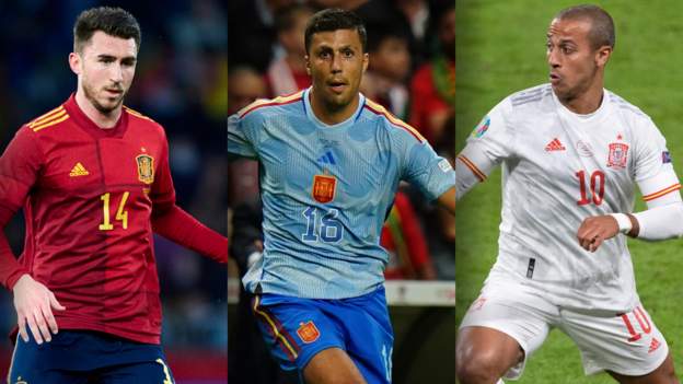 Man City duo in Spain squad but Thiago misses out