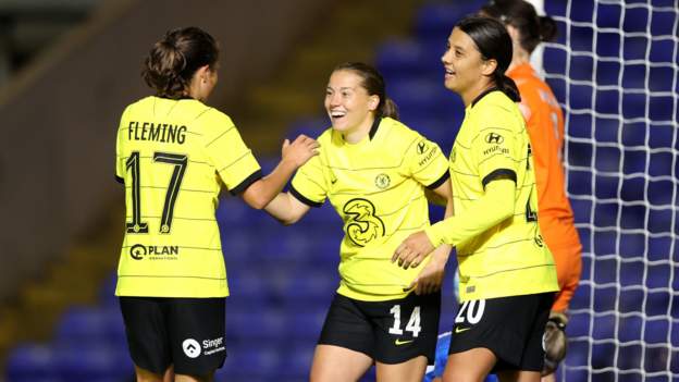 Birmingham City Women 0-4 Chelsea Women: Kerr and Kirby on target again for dominant Blues