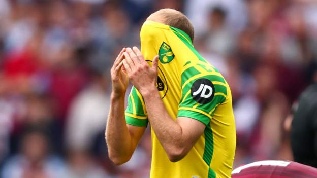 Aston Villa 2-0 Norwich City: Canaries relegated from Premier League