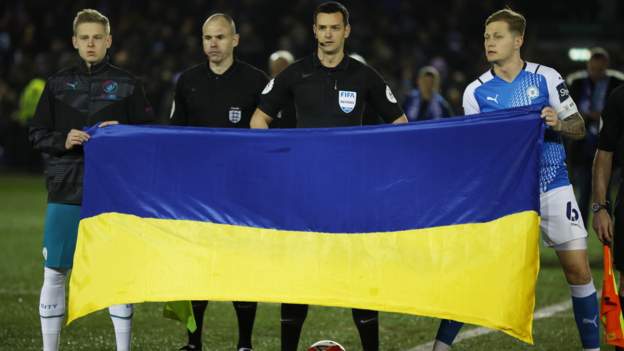 Oleksandr Zinchenko: Ukraine defender handed Man City captain's armband for FA C..