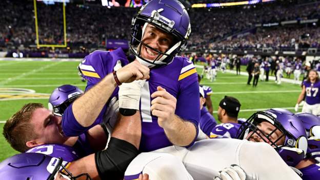 NFL: Minnesota Vikings complete biggest comeback in NFL history to beat Indianap..