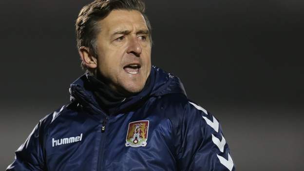 Jon Brady: Northampton Town caretaker manager to stay for rest of ...