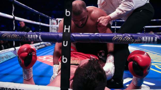 David Price: British boxer Kash Ali disqualified for biting