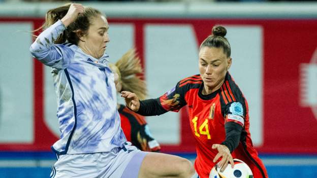 Belgium 1-1 Scotland: Visitors relegated to Nations League B after draw