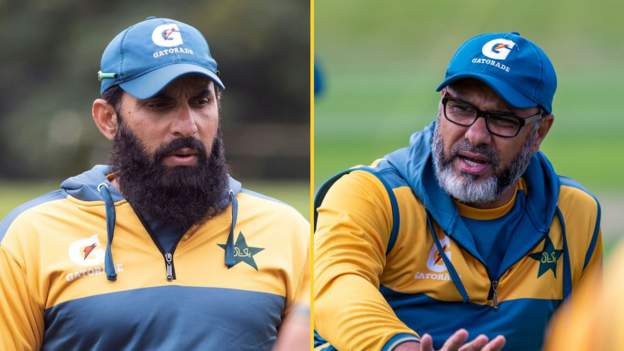 Pakistan head coach Misbah-ul-Haq and bowling coach Waqar Younis step down from ..