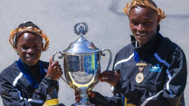 Boston Marathon men's race: Kenya's Lawrence Cherono wins, defeats