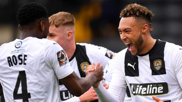 Notts County 4 0 Eastleigh Bbc Sport 