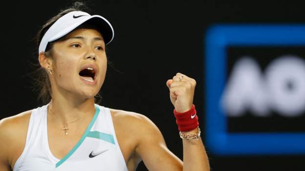 Australian Open: Emma Raducanu beats Sloane Stephens on Melbourne debut - BBC Sport