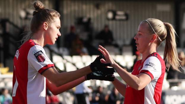 Women's FA Cup: Arsenal beat London City Lionesses to reach fifth round
