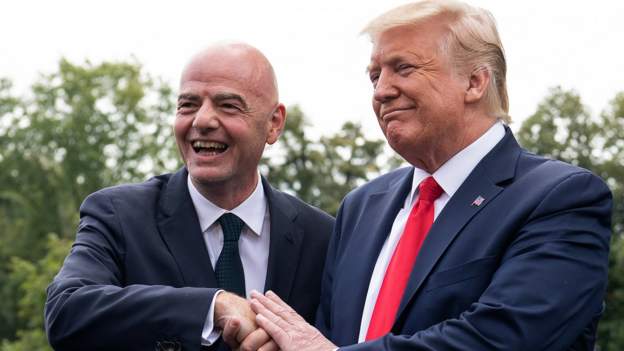 Fifa president Gianni Infantino meets Donald Trump to discuss 2026 World  Cup - BBC Sport