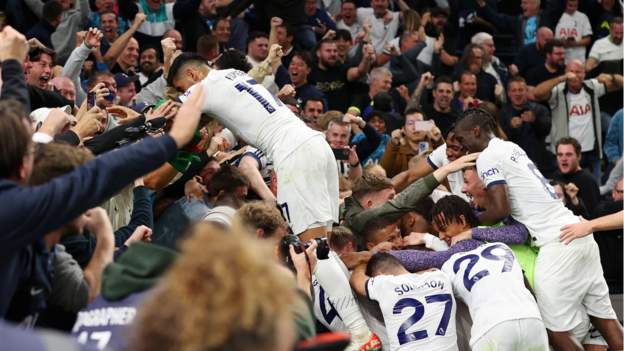 Tottenham Hotspur 2-1 Liverpool: Joel Matip own goal hands Spurs Premier League victory over nine-man Reds