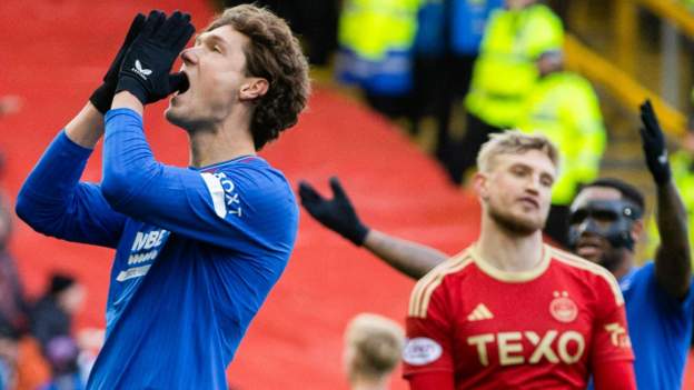 Aberdeen 1-1 Rangers: Philippe Clement 'disappointed' not relieved, Barry Robson 'gutted'