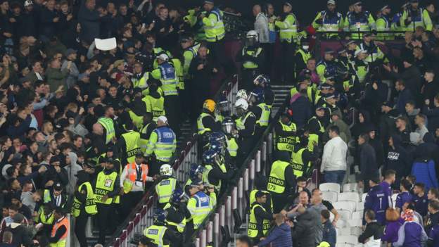 Anderlecht apologise for fan behaviour at West Ham game in Europa Conference Lea..