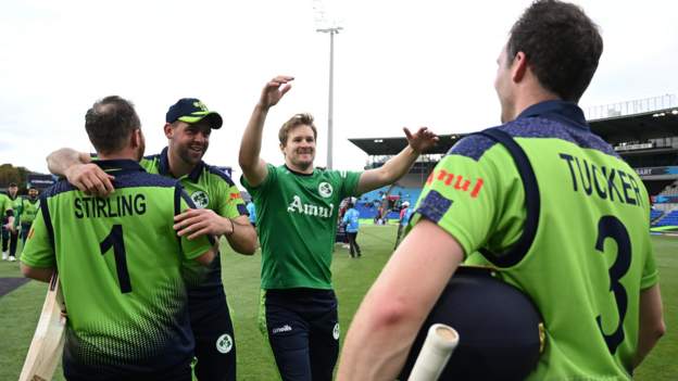 T20 World Cup: Ireland beat West Indies to advance in Hobart