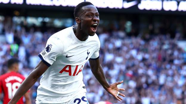 Tottenham Hotspur 2-0 Manchester United: Spurs earn boss Ange Postecoglou first Premier League win