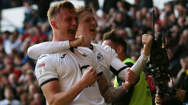 Swansea City 1-0 Millwall: George Byers scores Welsh side's winner - BBC  Sport