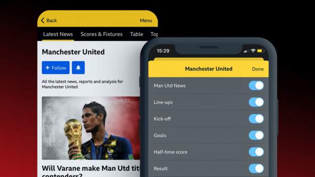 Everything United - how to follow your team on the BBC