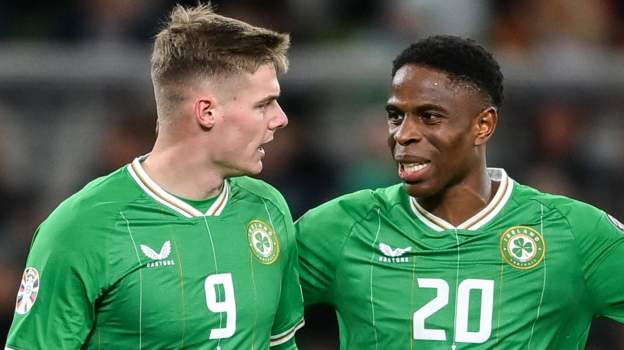 Republic of Ireland: Evan Ferguson and Chiedozie Ogbene doubts for Netherlands game