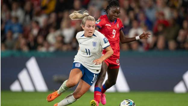 England in action on day nine of Women's World Cup