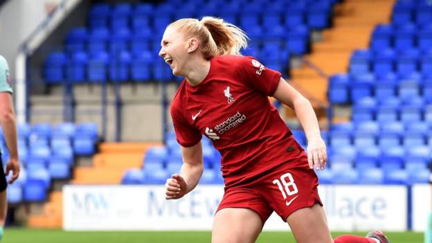 Holland double seals Liverpool win over Brighton